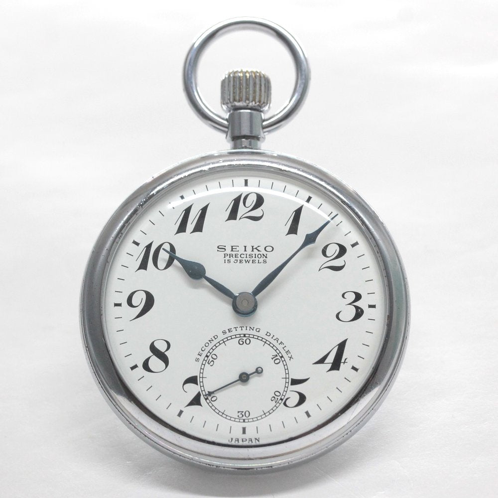 国鉄モデル 昭和40年の19セイコー鉄道時計/15石/秒針止め機能/絶版時計/オーバーホール済/19seiko-1319