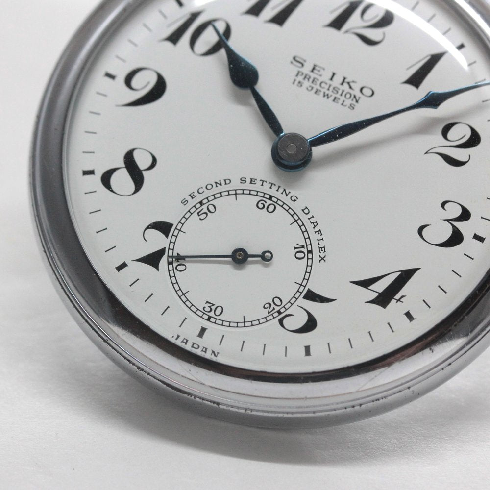 国鉄モデル 昭和40年の19セイコー鉄道時計/15石/秒針止め機能/絶版時計/オーバーホール済/19seiko-1319
