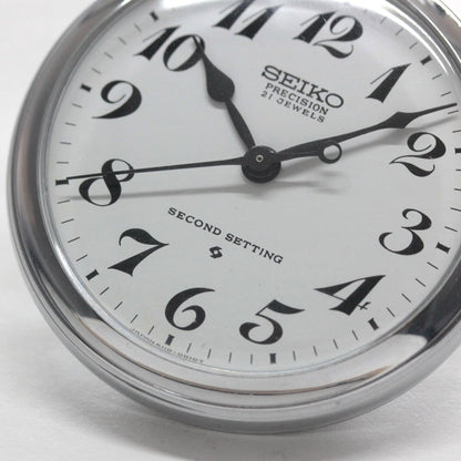 19セイコー プレシジョン 懐中時計 / 19セイコー/昭49　379　国鉄静局/ 21石 / 絶版時計 /19seiko-1325