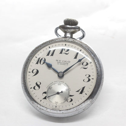 19セイコー プレシジョン 懐中時計 / 19セイコー/昭36　2418　国鉄/ 15石 / 絶版時計 /19seiko-1327