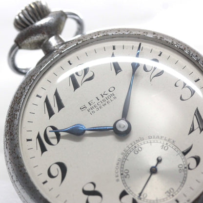 19セイコー プレシジョン 懐中時計 / 19セイコー/昭36　2418　国鉄/ 15石 / 絶版時計 /19seiko-1327