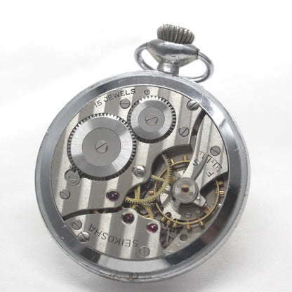 19セイコー プレシジョン 懐中時計 / 19セイコー/昭36　2418　国鉄/ 15石 / 絶版時計 /19seiko-1327