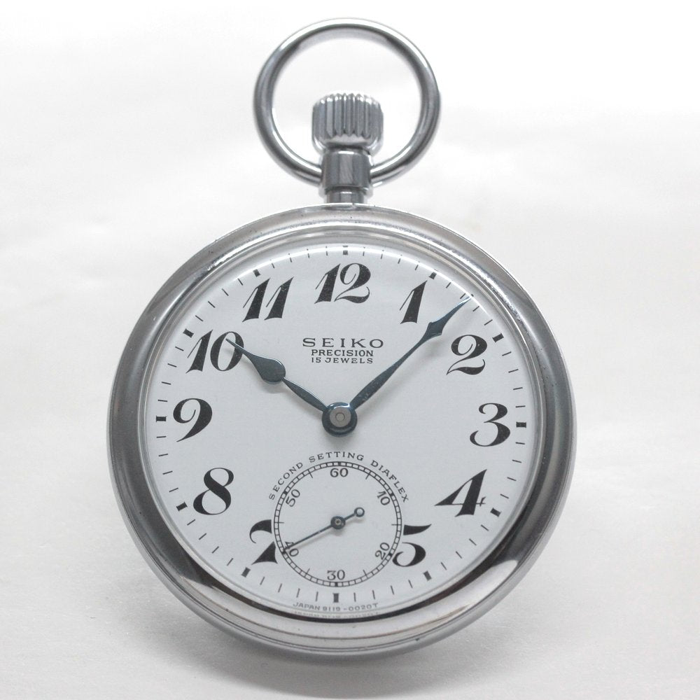 19セイコー プレシジョン 懐中時計 / 19セイコー/昭41　1067　東鉄/15石 / 絶版時計 /19seiko-1330