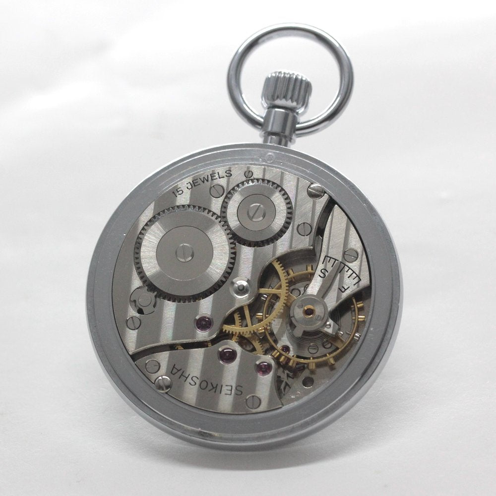 19セイコー プレシジョン 懐中時計 / 19セイコー/昭41　1067　東鉄/15石 / 絶版時計 /19seiko-1330