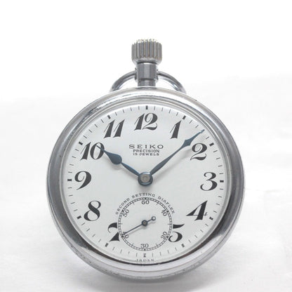 19セイコー プレシジョン 懐中時計 / 19セイコー/昭41　中支店282　国鉄/15石 / 絶版時計 /19seiko-1331