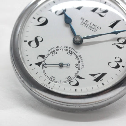 19セイコー プレシジョン 懐中時計 / 19セイコー/昭41　中支店282　国鉄/15石 / 絶版時計 /19seiko-1331