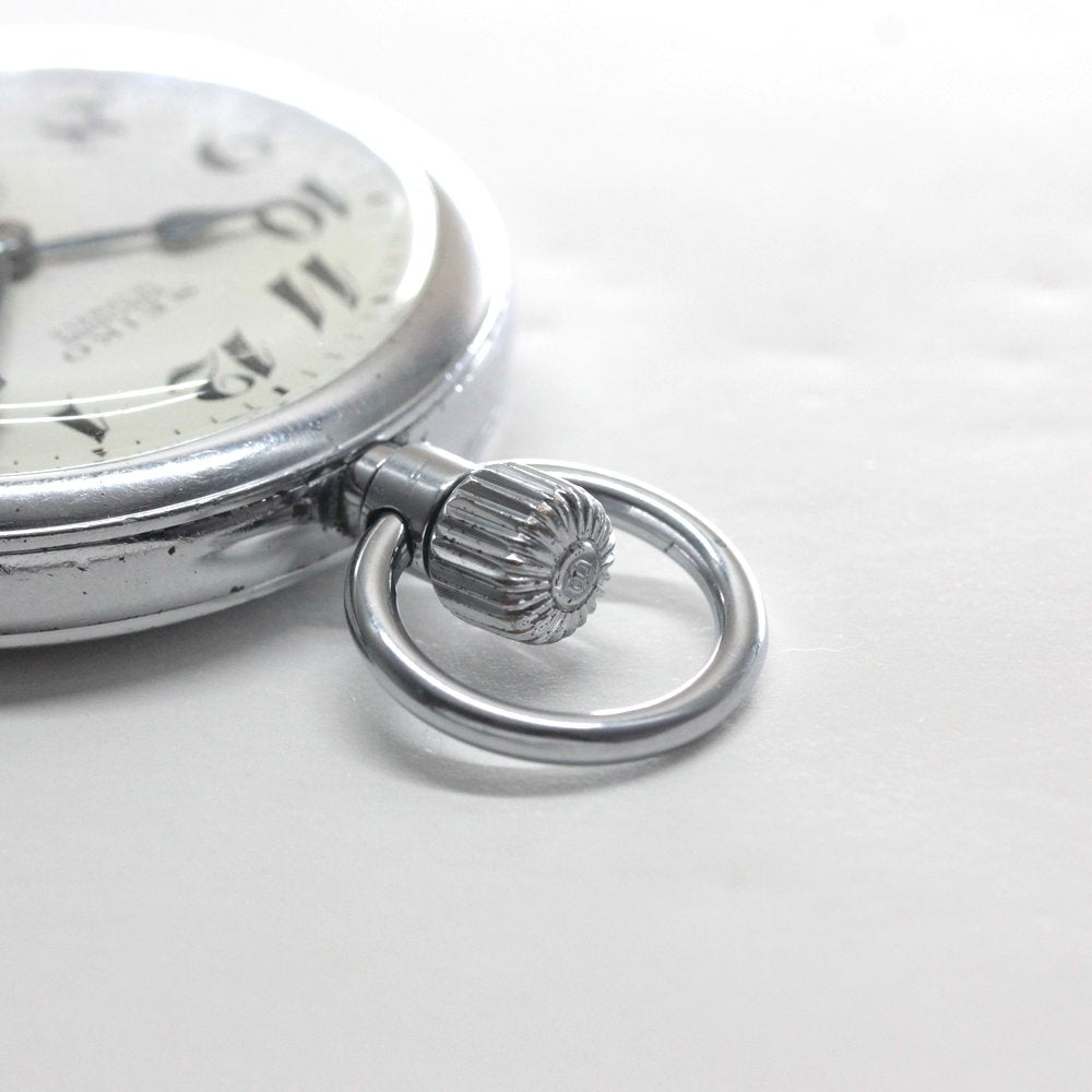 国鉄モデル 昭和40年の19セイコー鉄道時計/15石/秒針止め機能/絶版時計/オーバーホール済/19seiko-1334