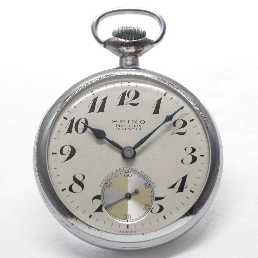 19セイコー プレシジョン 懐中時計  /日本電信電話公社　昭和37年/   15石 　/　絶版時計 /19seiko-1335