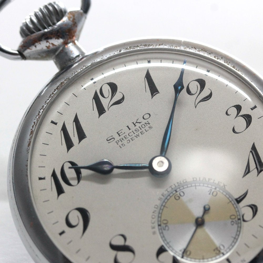 19セイコー プレシジョン 懐中時計  /日本電信電話公社　昭和37年/   15石 　/　絶版時計 /19seiko-1335
