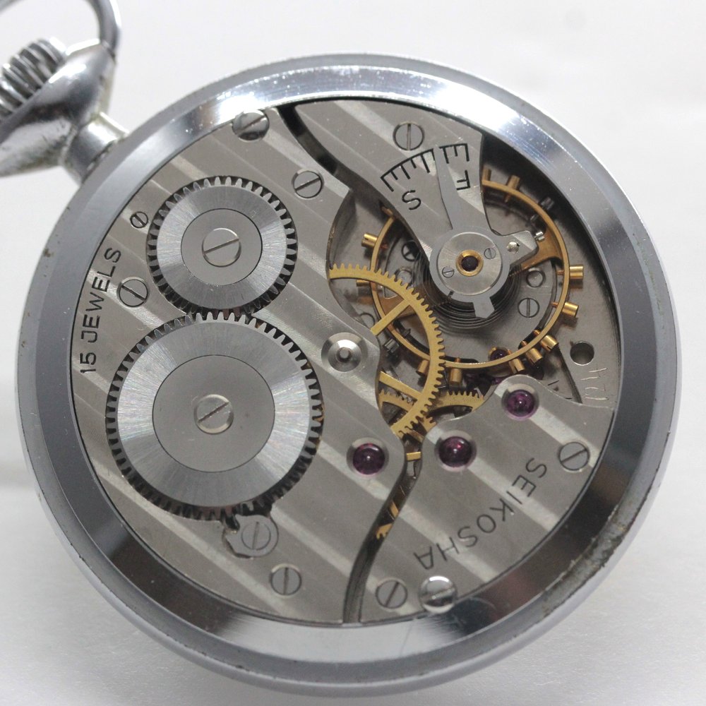 19セイコー プレシジョン 懐中時計  /日本電信電話公社　昭和37年/   15石 　/　絶版時計 /19seiko-1335