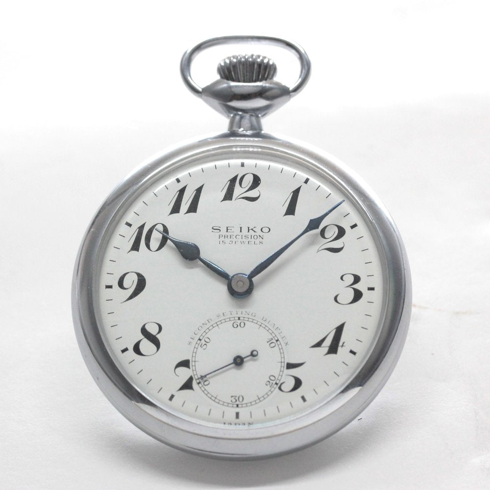 昭和の19セイコー鉄道時計/15石/ダイアフレックス/19seiko-1336