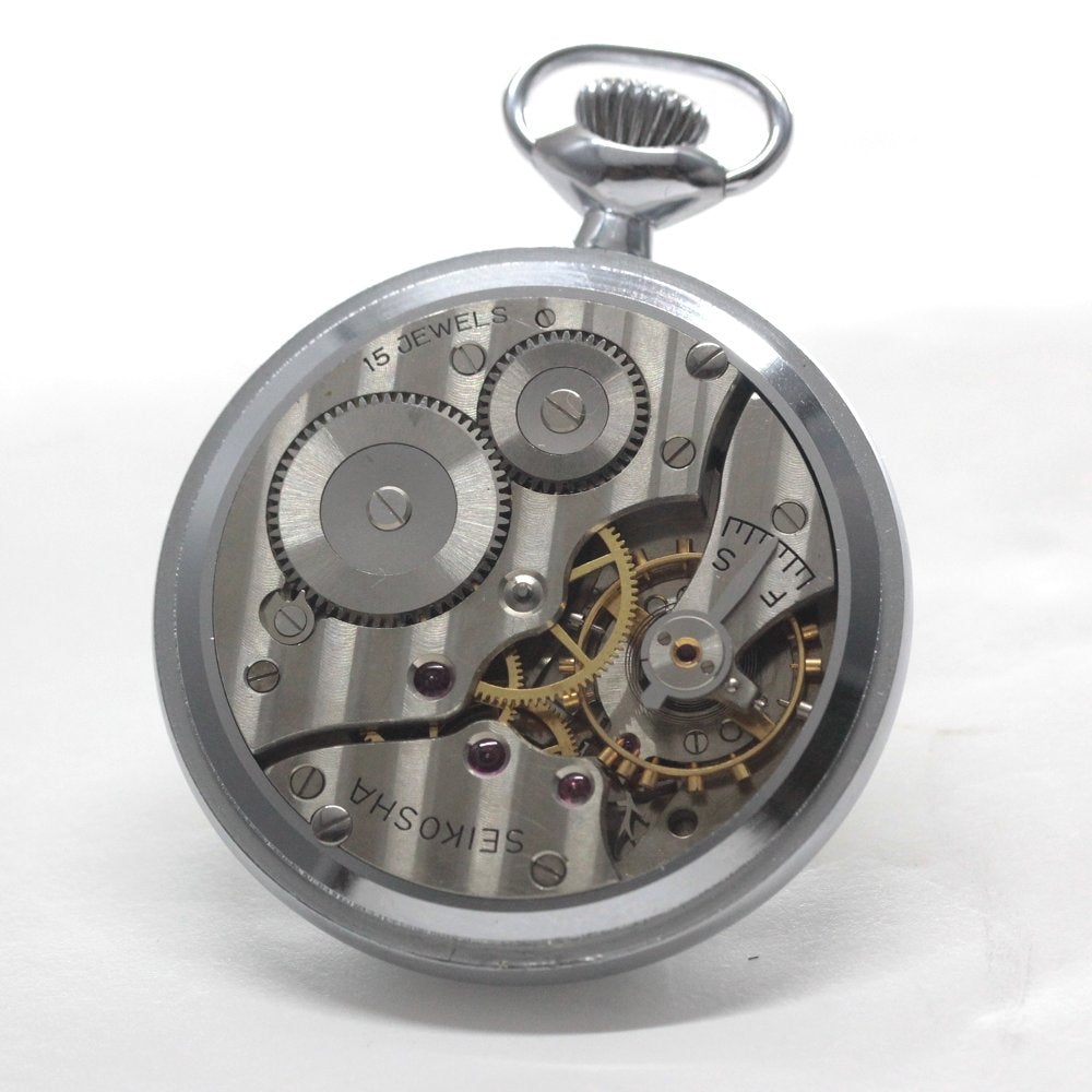 昭和の19セイコー鉄道時計/15石/ダイアフレックス/19seiko-1336