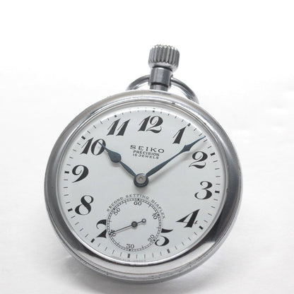 19セイコー プレシジョン 懐中時計 / 19セイコー/昭41　中支863　国鉄/15石 / 絶版時計 /19seiko-1338