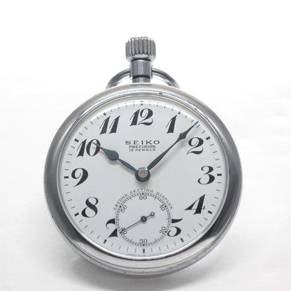 19セイコー プレシジョン 懐中時計 / 19セイコー/昭41　中支863　国鉄/15石 / 絶版時計 /19seiko-1338