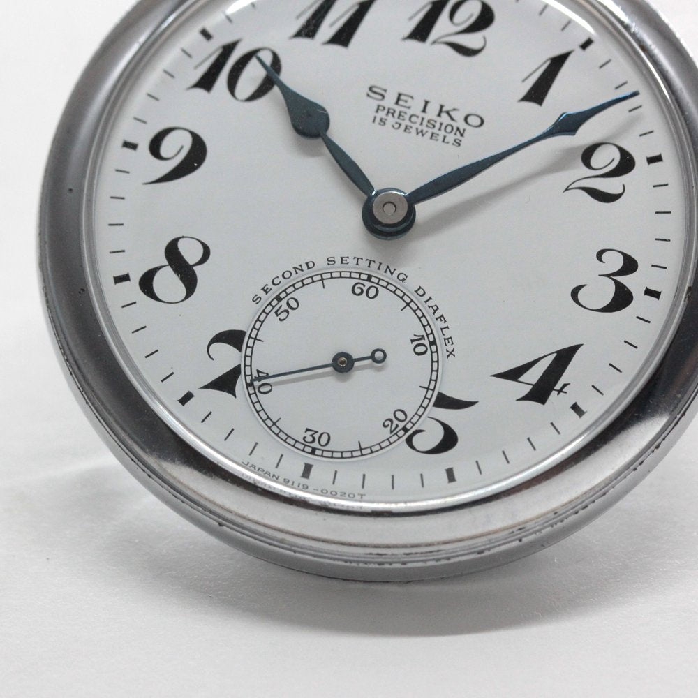 19セイコー プレシジョン 懐中時計 / 19セイコー/昭41　中支863　国鉄/15石 / 絶版時計 /19seiko-1338