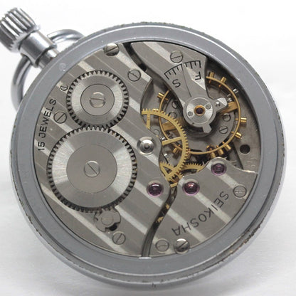 19セイコー プレシジョン 懐中時計 / 19セイコー/昭41　中支863　国鉄/15石 / 絶版時計 /19seiko-1338