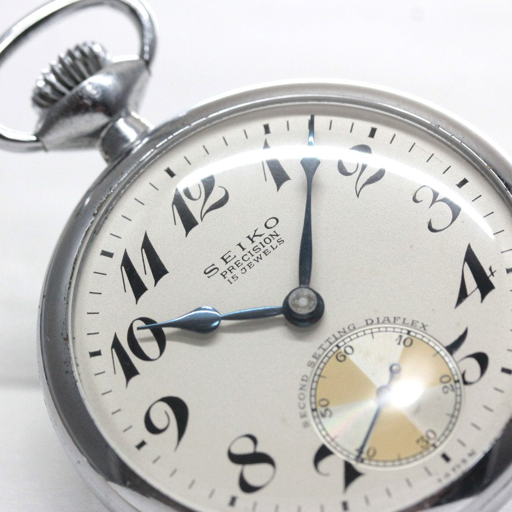 19セイコー プレシジョン 懐中時計  /日本電信電話公社　昭和35年/   15石 　/　絶版時計 /19seiko-1340