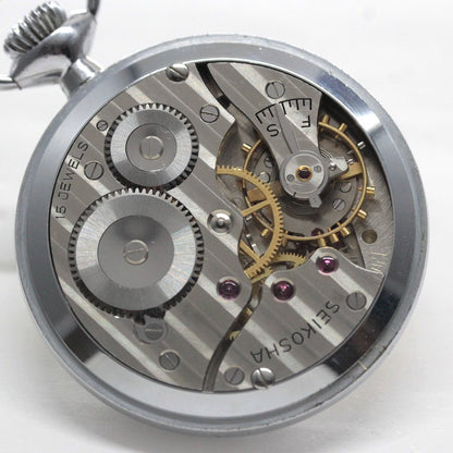 19セイコー プレシジョン 懐中時計  /日本電信電話公社　昭和35年/   15石 　/　絶版時計 /19seiko-1340