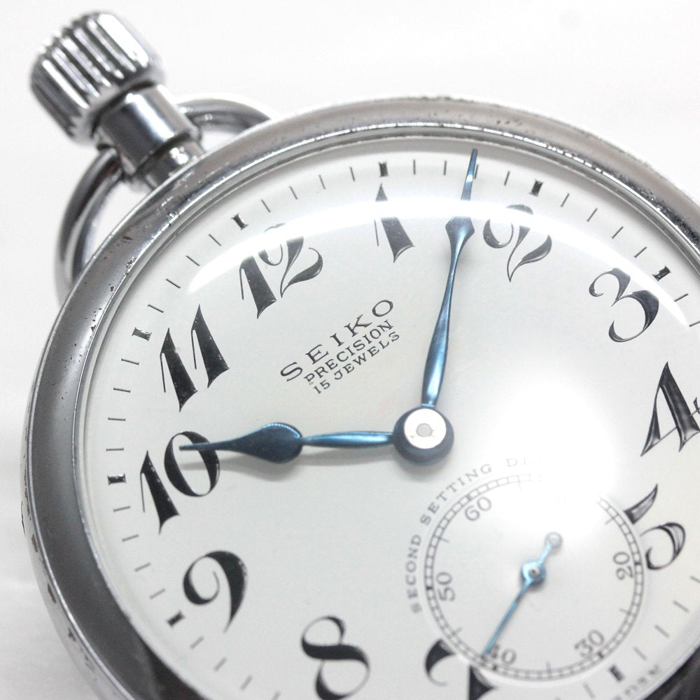 19セイコー プレシジョン 懐中時計 / 19セイコー/昭40　中支838　国鉄/15石 / 絶版時計 /19seiko-1343