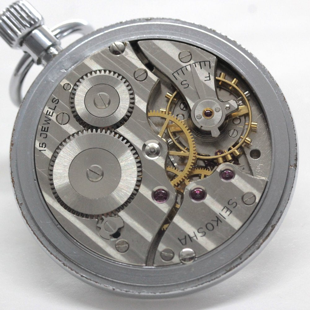【稼働品】SEIKO セイコー プレシジョン 手巻き 懐中時計 鉄道時計 19セイコー プレシジョン 懐中時計 / 19セイコー/昭40 中支838 国鉄/15