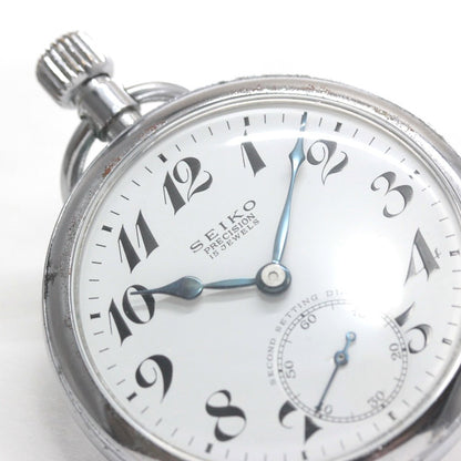 昭和41年の19セイコー鉄道時計/15石/秒針止め機能/絶版時計/19seiko-1344　文字盤