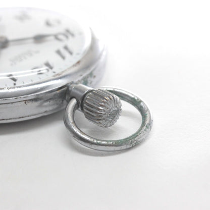 昭和41年の19セイコー鉄道時計/15石/秒針止め機能/絶版時計/19seiko-1344　リューズ