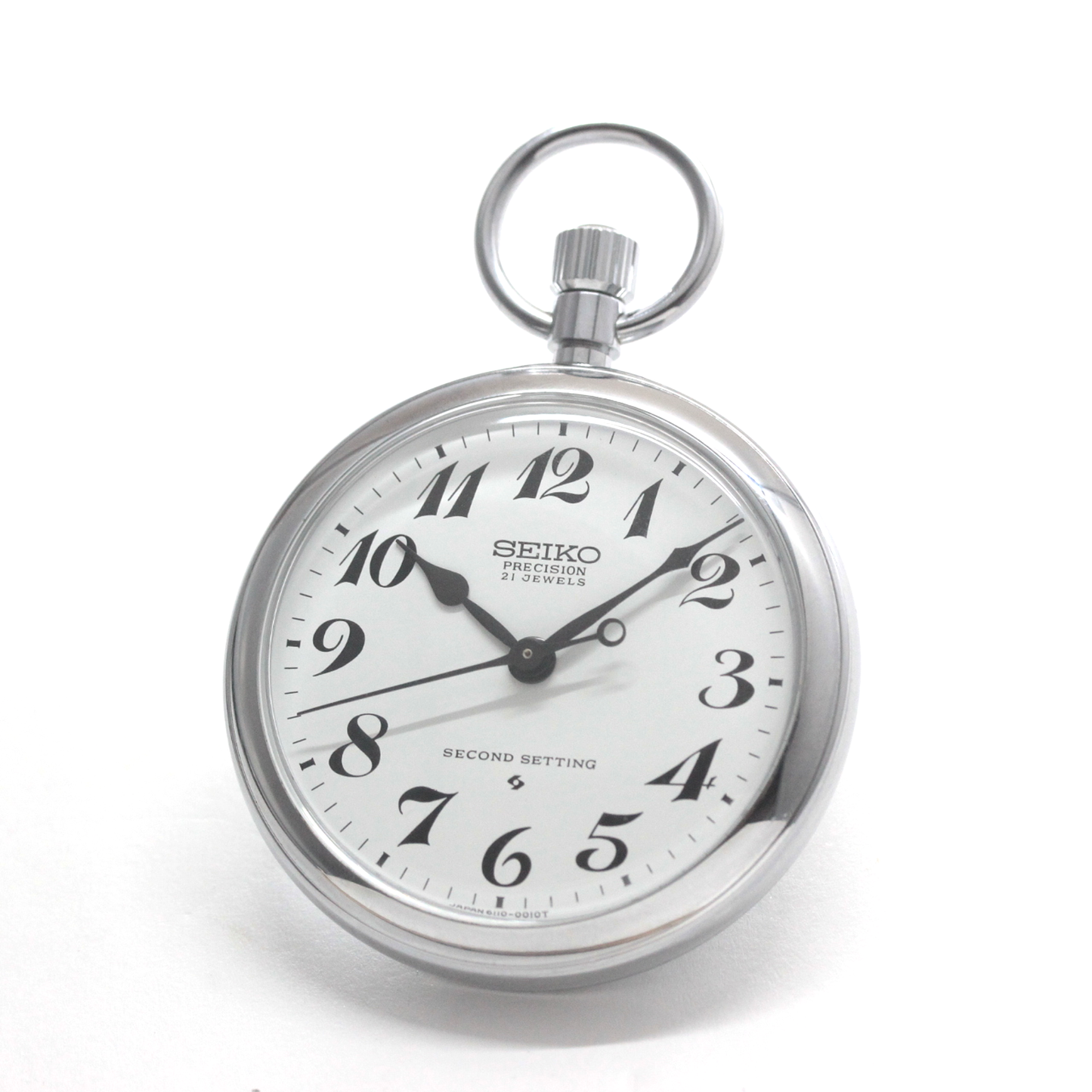 昭和の機械式セイコー鉄道時計/21石/19seiko-1346