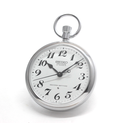 昭和の機械式セイコー鉄道時計/21石/19seiko-1346