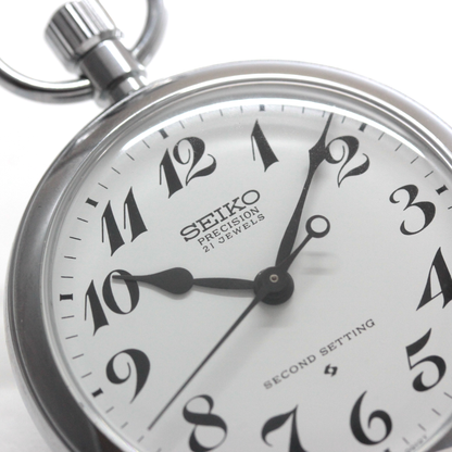 昭和の機械式セイコー鉄道時計/21石/19seiko-1346　文字盤