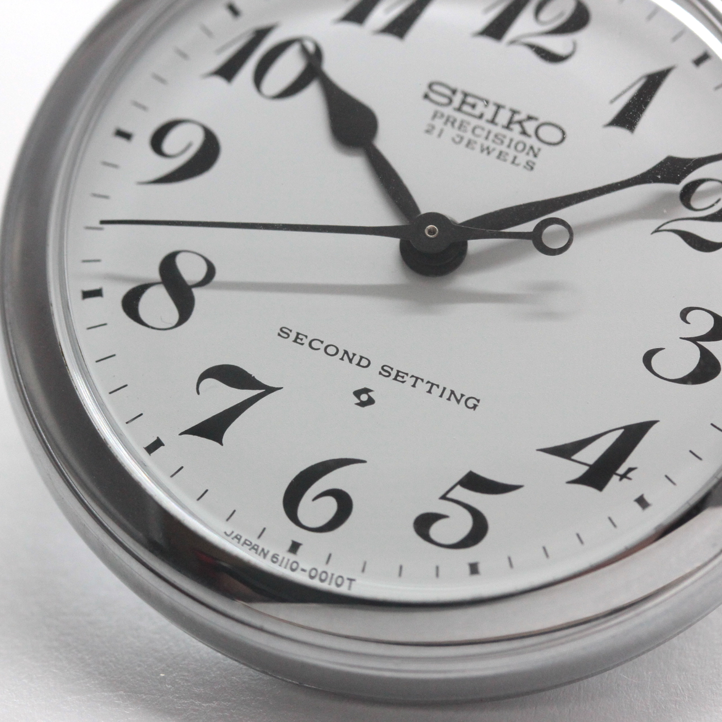 昭和の機械式セイコー鉄道時計/21石/19seiko-1346　文字盤