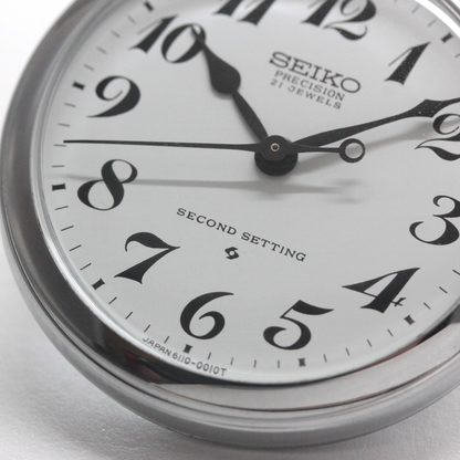 昭和の機械式セイコー鉄道時計/21石/19seiko-1346　文字盤