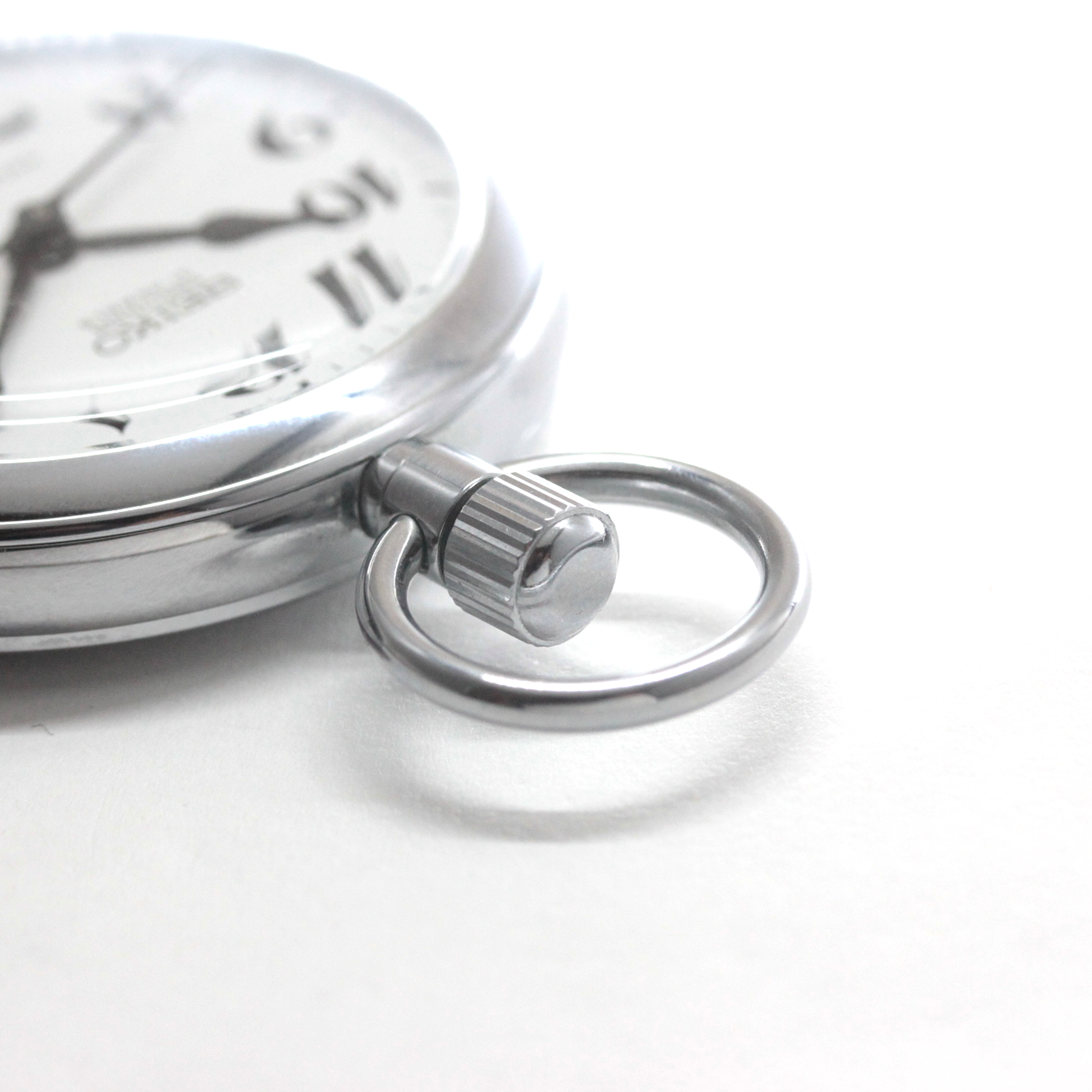 昭和の機械式セイコー鉄道時計/21石/19seiko-1346　リューズ