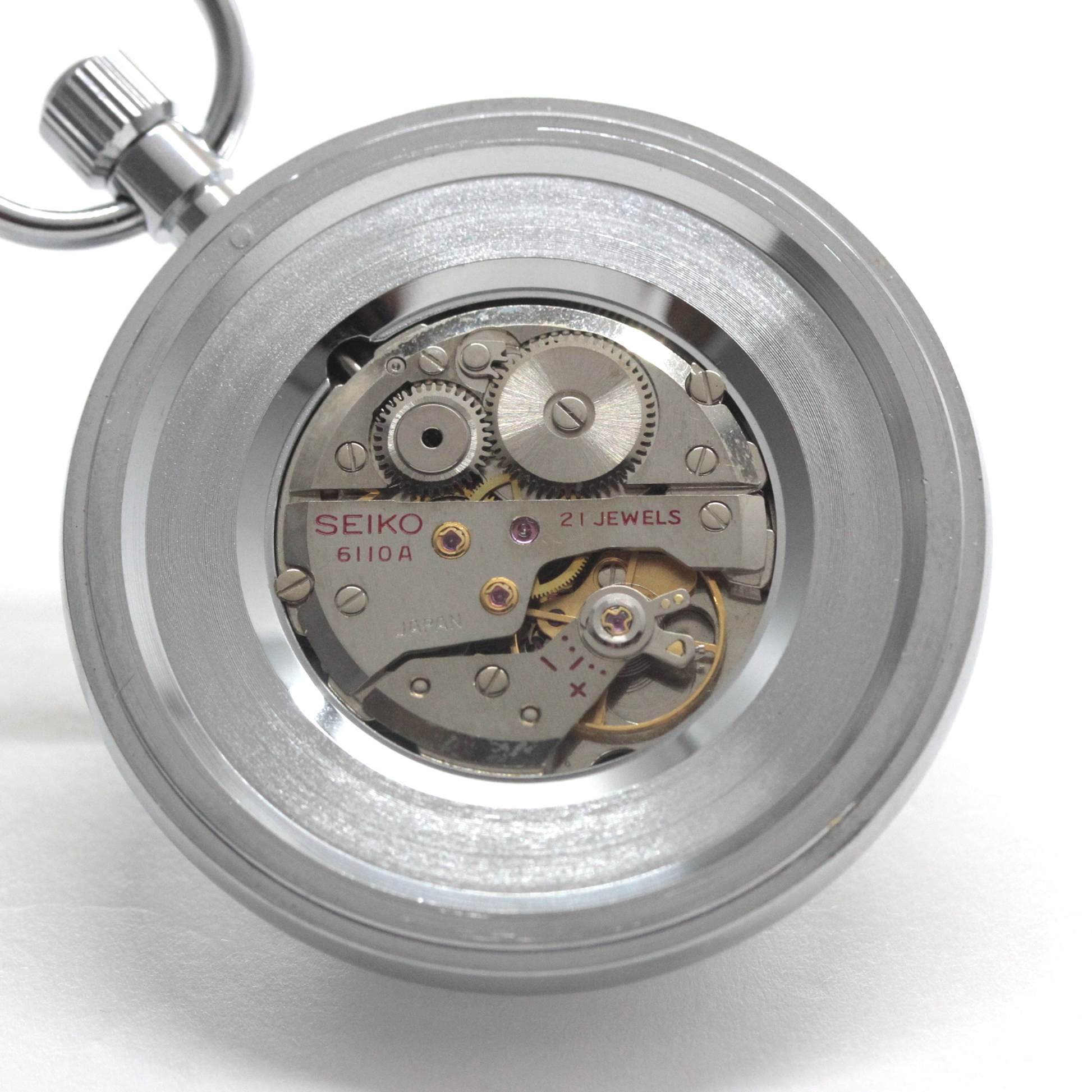 昭和の機械式セイコー鉄道時計/21石/19seiko-1346　ムーブメント