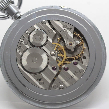 19セイコー プレシジョン 懐中時計 / 大型 直径58ミリ / 15石 / 絶版時計 / 19seiko-1350