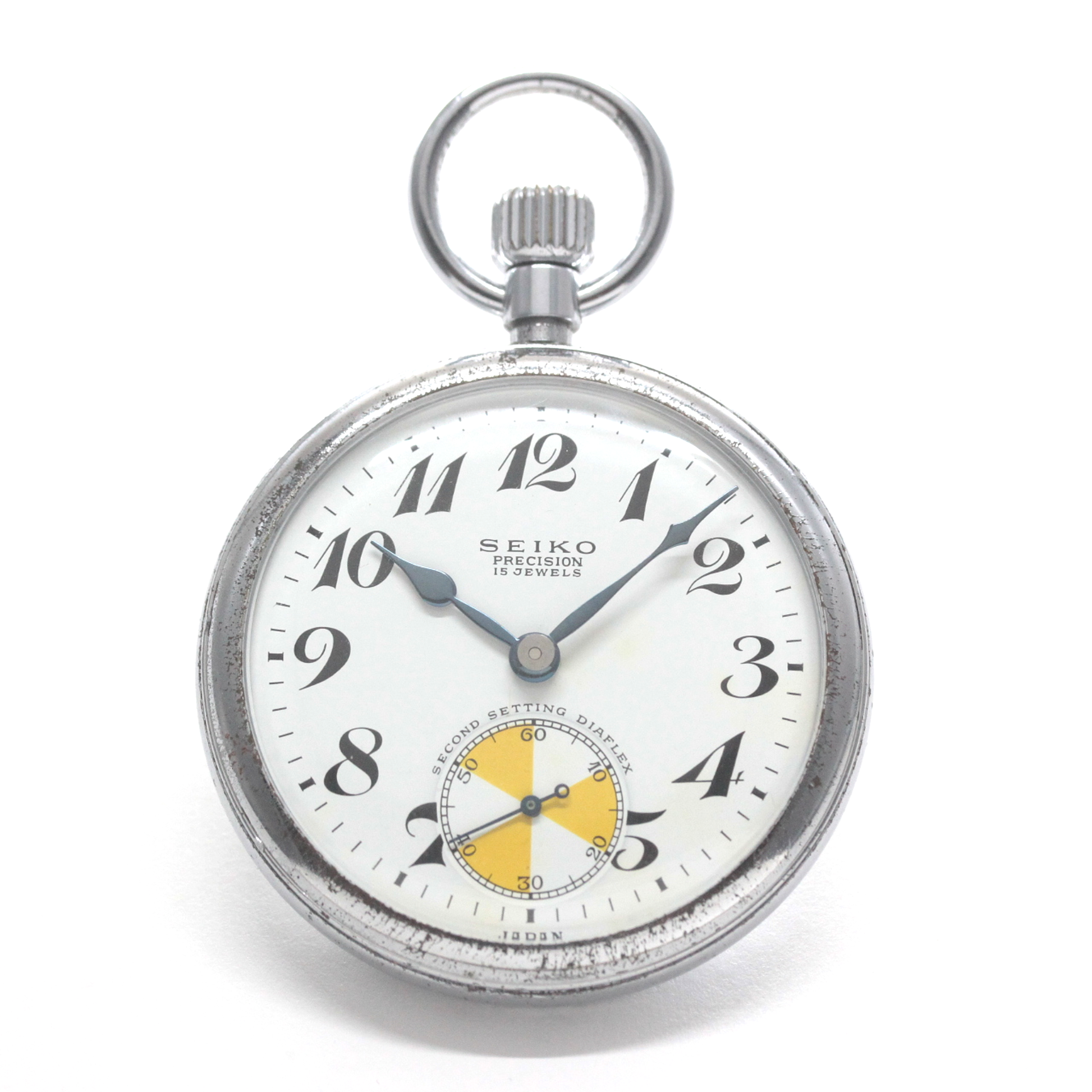19セイコー プレシジョン 懐中時計 /日本電信電話公社　正面