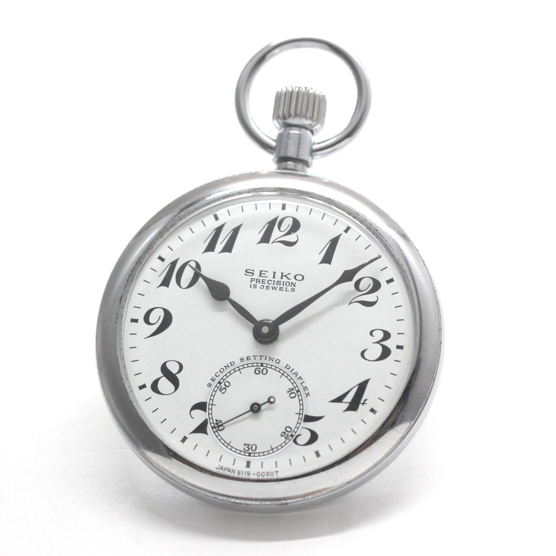 19セイコー プレシジョン 懐中時計 / 19セイコー/昭40　北234　国鉄/15石 / 絶版時計 /19seiko-1347