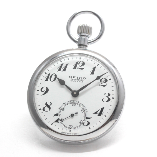 19セイコー プレシジョン 懐中時計 / 19セイコー/昭40　北234　国鉄/15石 / 絶版時計 /19seiko-1347