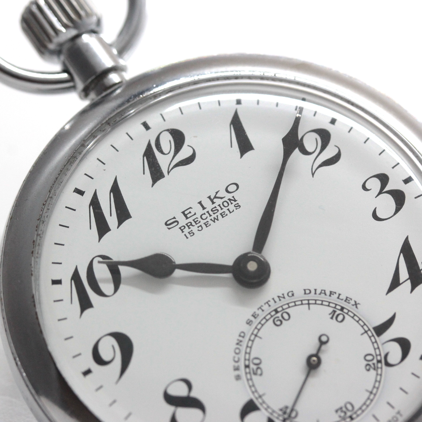 19セイコー プレシジョン 懐中時計 / 19セイコー/昭40　北234　国鉄/15石 / 絶版時計 /19seiko-1347　文字盤