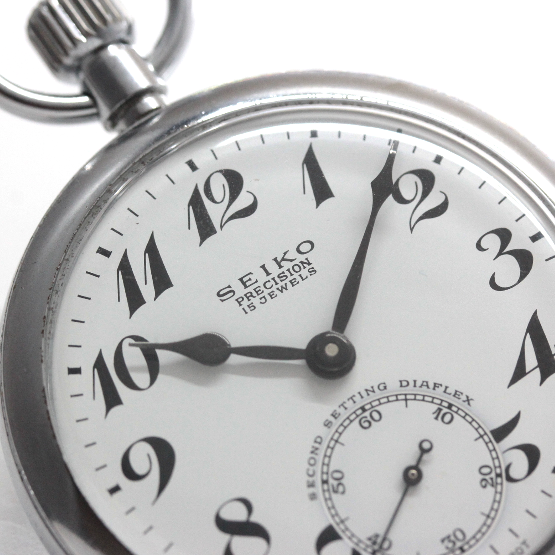 19セイコー プレシジョン 懐中時計 / 19セイコー/昭40　北234　国鉄/15石 / 絶版時計 /19seiko-1347　文字盤