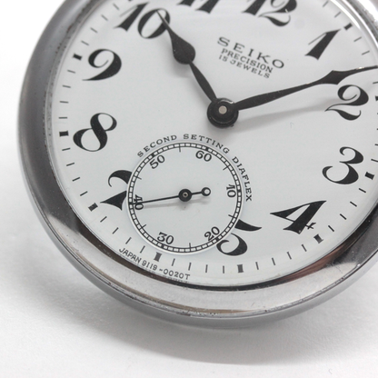 19セイコー プレシジョン 懐中時計 / 19セイコー/昭40　北234　国鉄/15石 / 絶版時計 /19seiko-1347　スモールセコンド