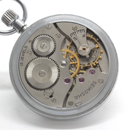 19セイコー プレシジョン 懐中時計 / 19セイコー/昭40　北234　国鉄/15石 / 絶版時計 /19seiko-1347　裏面