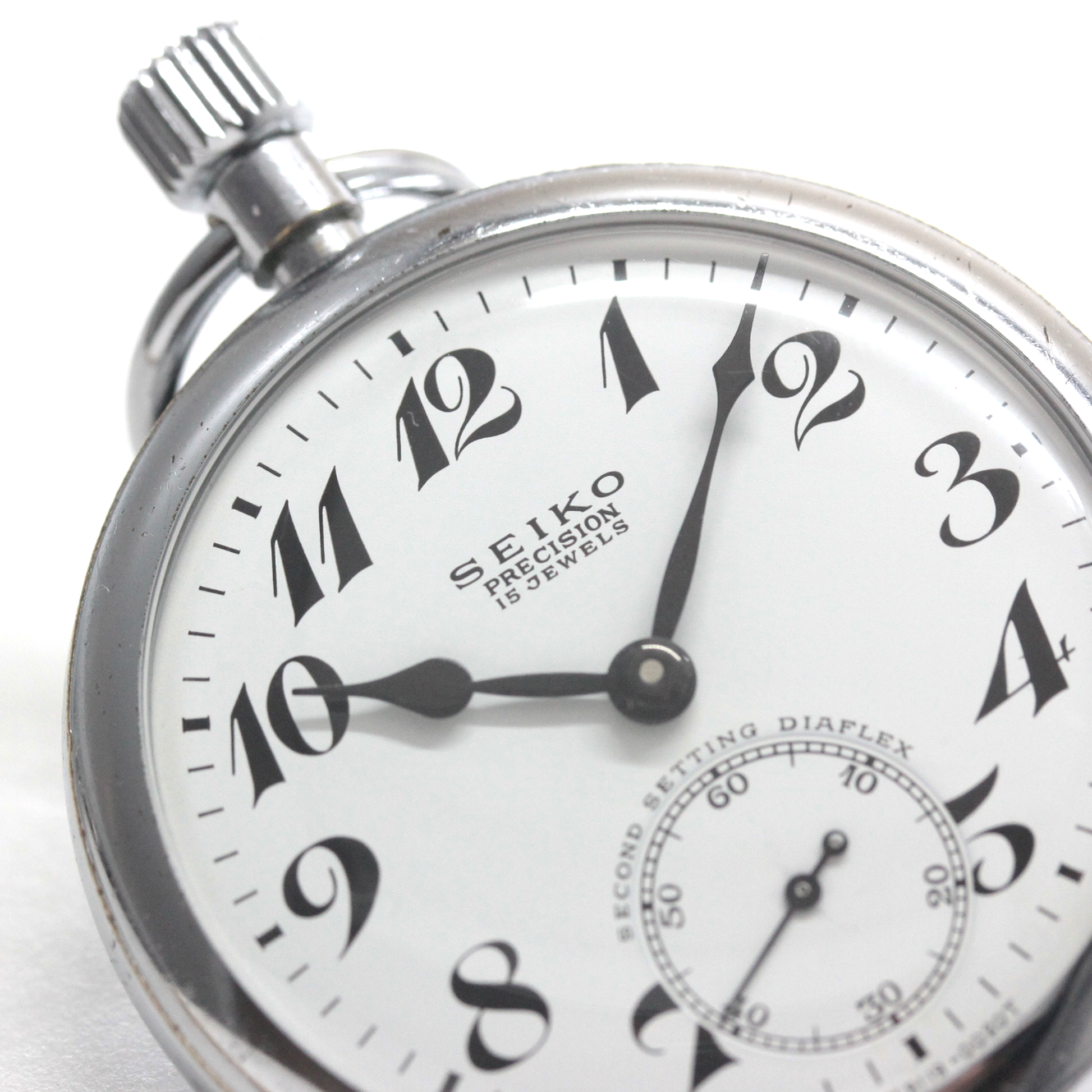 【稼働】上越新幹線開業記念 刻印あり セイコー SEIKO 鉄道時計 懐中時計 ☆ビンテージ 上越新幹線開業記念 SEIKO セイコー 鉄道懐中時計1982年