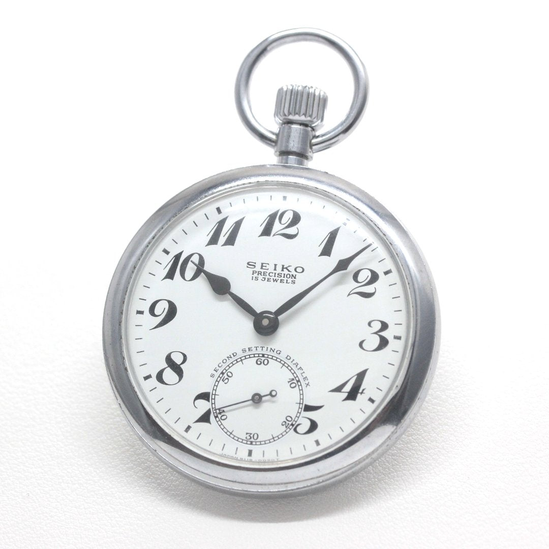 19セイコー プレシジョン 懐中時計/印字なし/15石/絶版時計/19seiko-1358