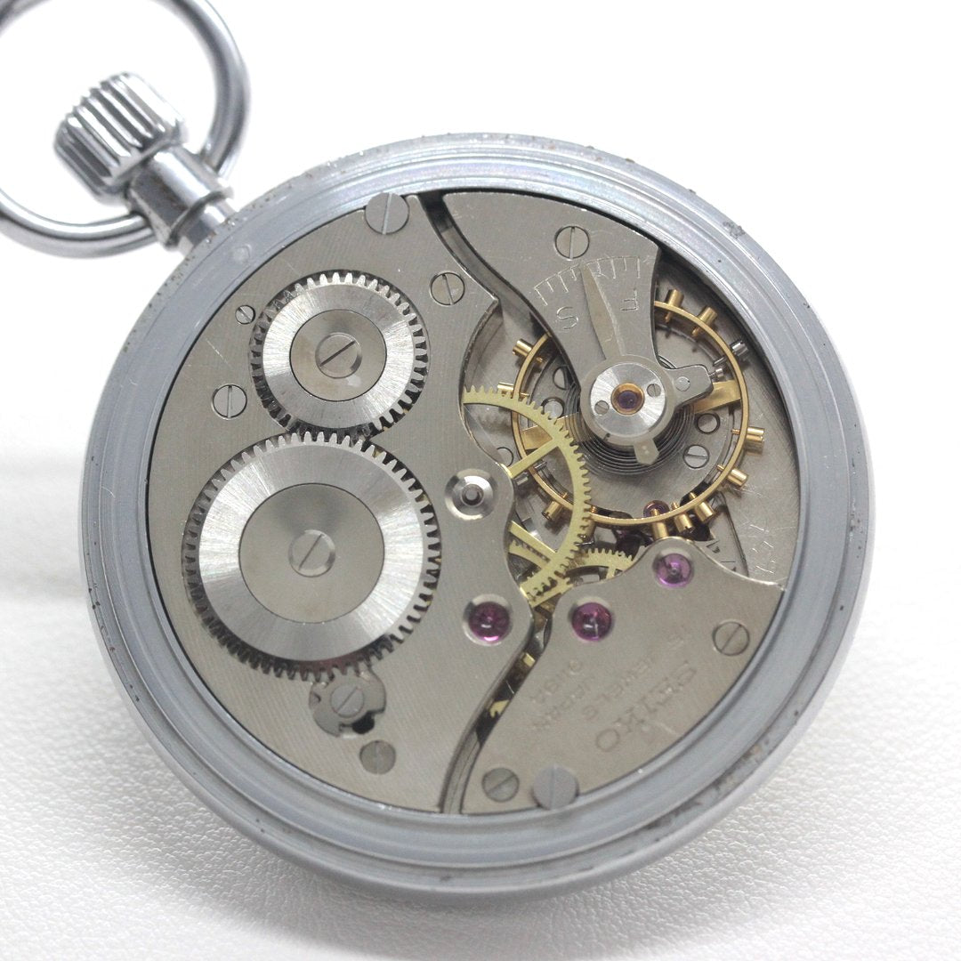 19セイコー プレシジョン 懐中時計/印字なし/15石/絶版時計/19seiko-1358