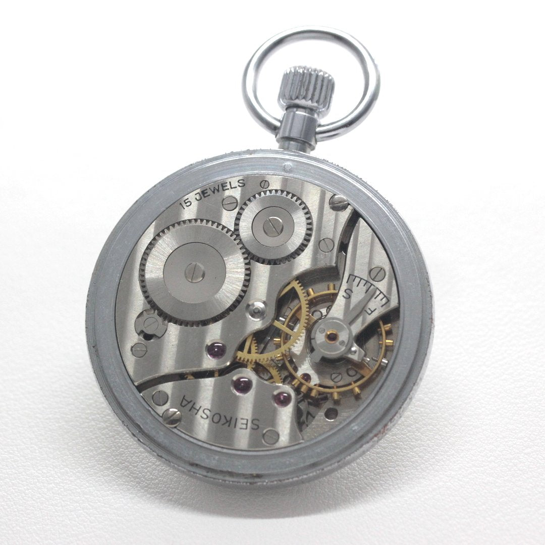 19セイコー プレシジョン 懐中時計/日本電信電話公社 666-1753/15石/絶版時計/19seiko-1360