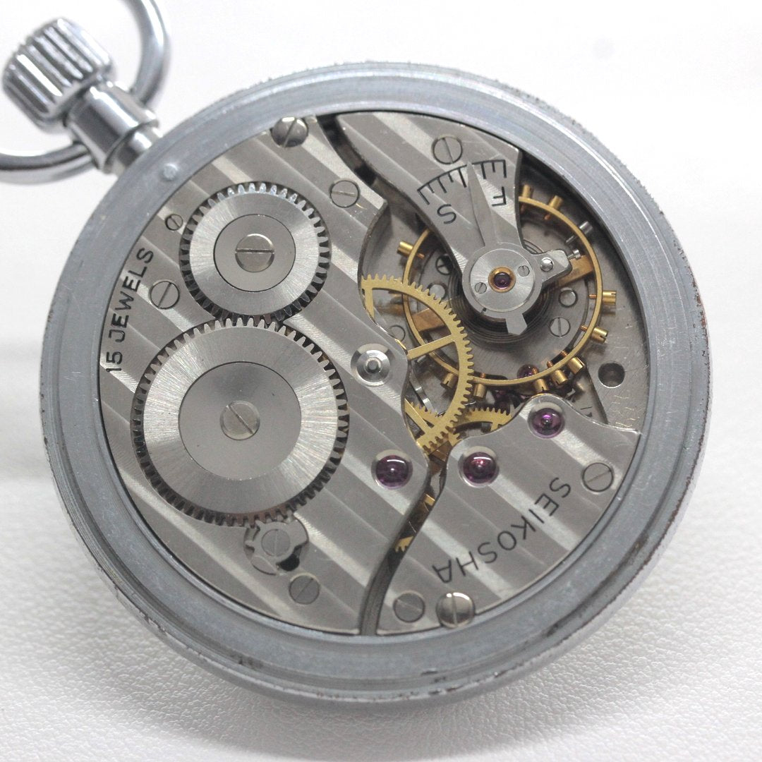 19セイコー プレシジョン 懐中時計/日本電信電話公社 666-1753/15石/絶版時計/19seiko-1360