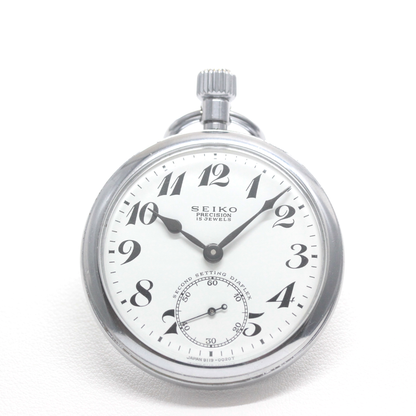 昭和4４年の19セイコー鉄道時計/15石/秒針止め機能/絶版時計/19seiko-1361
