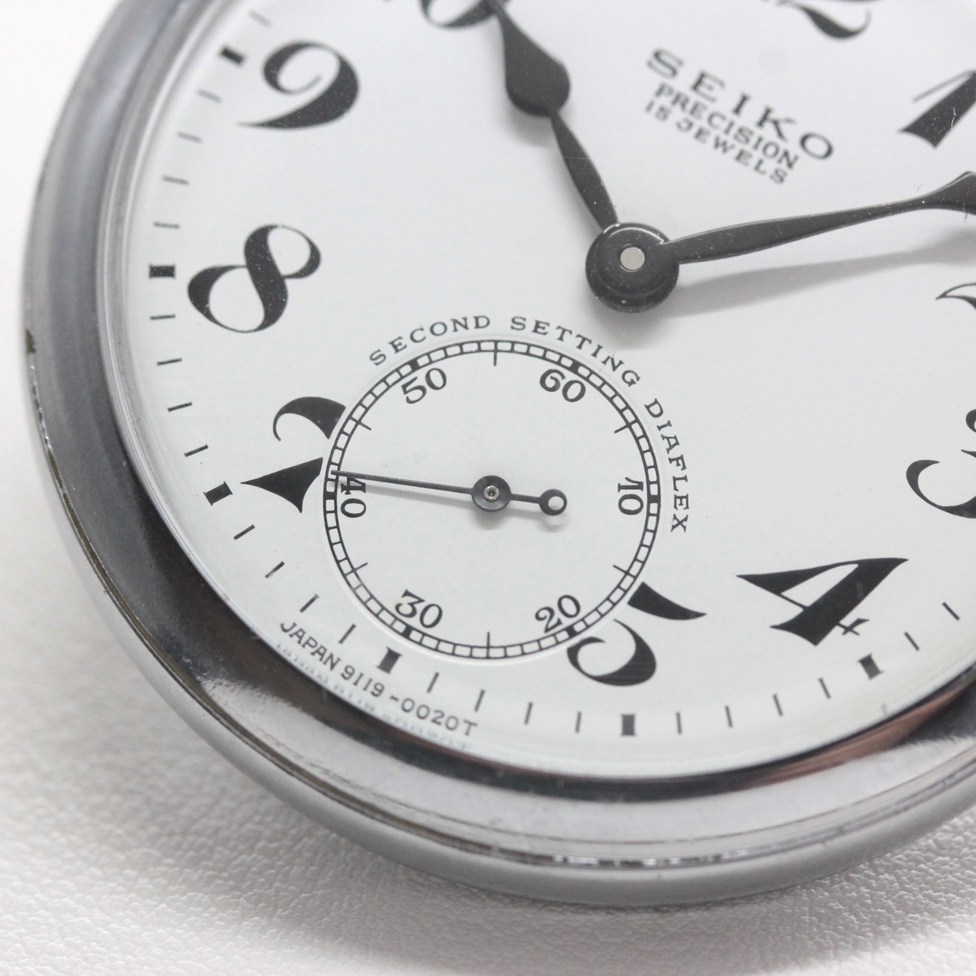 昭和44年の19セイコー鉄道時計/15石/秒針止め機能/絶版時計/19seiko