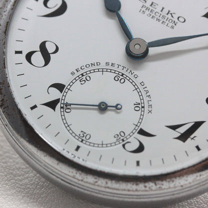 19セイコー プレシジョン 懐中時計 /「廃」昭39　3179　国鉄関西/15石 / 絶版時計 /19seiko-1363