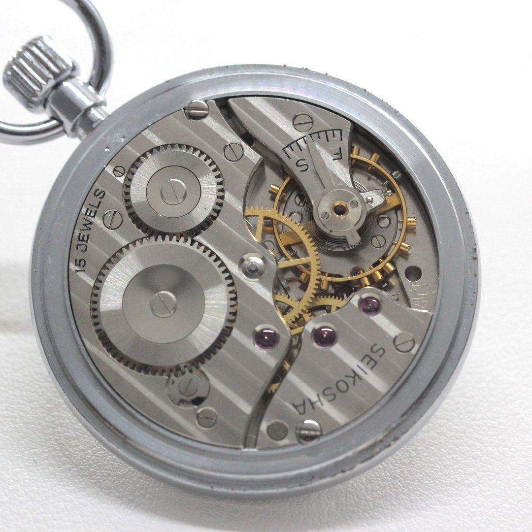 19セイコー プレシジョン 懐中時計 /「廃」昭39　3179　国鉄関西/15石 / 絶版時計 /19seiko-1363